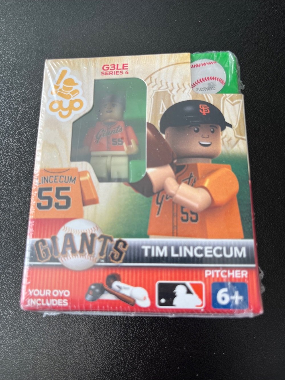 Tim Lincecum MLB San Francisco Giants OYO G3LE Series 4 Mini Figure, NIB